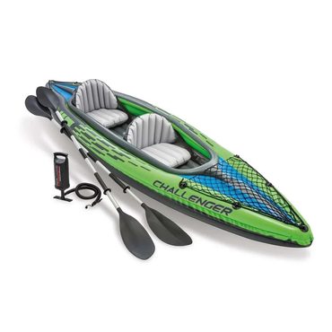 Limited Pure Value Intex Challenger K2 Inflatable Kayak with Oars and Hand Pump Value