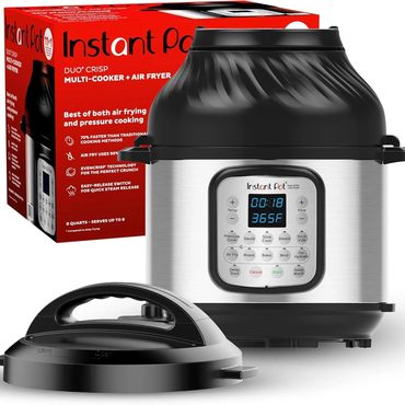 2026 Debut Pure Value Instant Pot Duo Crisp 11-in-1 Air Fryer and Electric Pressure Cooker Combo 6 Qt Fine