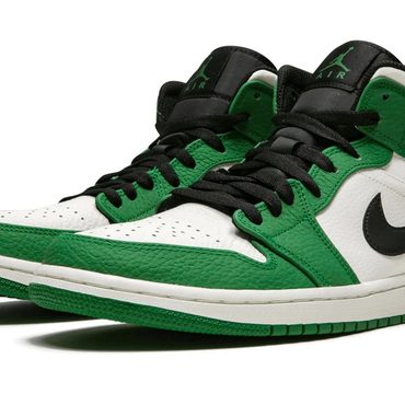 Select Pure Value Air Jordan 1 MID SE "Pine Green" Distinctive