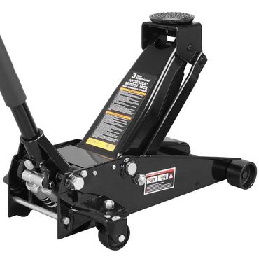 Limited Pure Value 3 Ton Floor Jack Hydraulic Heavy Duty Steel Car Jack with Quick Lift Dual Pump,Black,W8303-B Enhanced