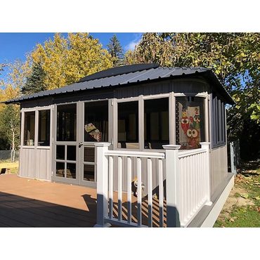 Limited Pure Value Colorado 17.5 Ft. W x 11.5 Ft. D Composite PVC Patio Gazebo Gazebo Value