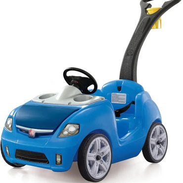 2026 Debut Pure Value Step2 Whisper Ride II Ride On Push Toy Car Pink Ride On Car with Included Seat Belt Easy Storage Enhanced