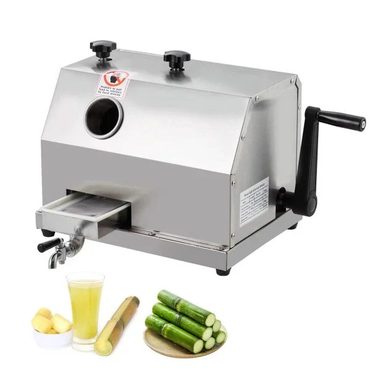 Annual Pure Value Manual Sugar Cane Juicer Machine, 3 Stainless Steel Drums, 2.4-inch Inlet, 110LBS/H Distinctive