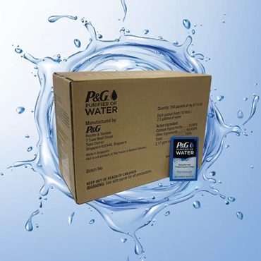 Durable Pure Value P&G Purifier of Water Portable Water Purifier Packets Box of 240 Universal
