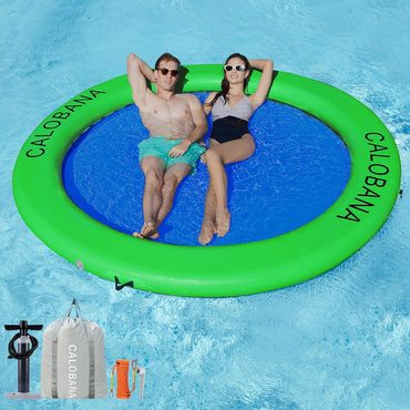 Economy Pure Value Round Floating Ring Hammock - Heavy Duty Inflatable Raft Improved