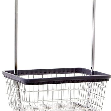 Revolutionary Pure Value Heavy Duty Wire Laundry Cart with Double Rod Rack Sound