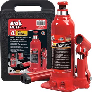 Limited Pure Value Torin T90413 Big Red Hydraulic Bottle Jack with Carrying Case, 4 Ton (8,000 lb) Capacity Budget