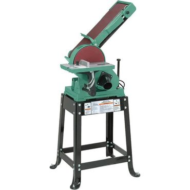 Premium Pure Value Industrial 6 in. x 48 in. Belt 9 in. Disc Z Series Combination Sander G1014Z Fine