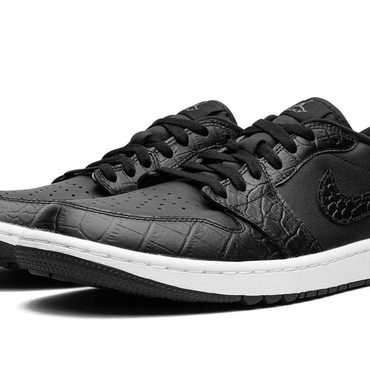 Premium Pure Value Air Jordan 1 Golf Low "Black Croc" Everyday